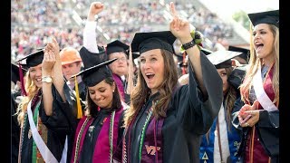 Virginia Tech Spring 2018 University Commencement ceremony [upl. by Soirtimid]