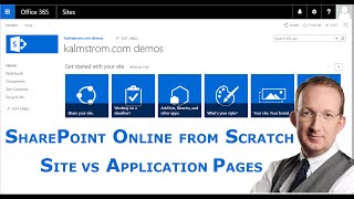 SharePoint Online Site Pages and Application Pages [upl. by Deane]