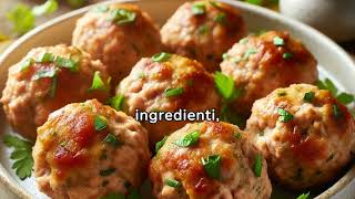 Polpette di Tonno Semplici e Saporite Ricetta Ingredienti e Preparazione [upl. by Anitniuq]