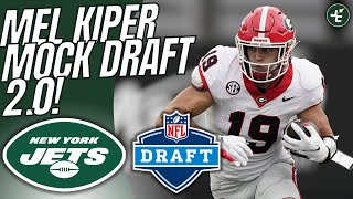 Mel Kipers 2024 NFL Mock Draft 20  New York Jets Draft Brock Bowers  2024 NFL Draft [upl. by Aicnatsnoc]