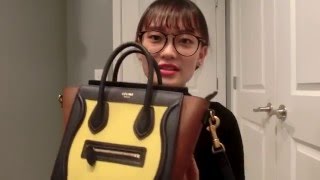 Eva Celine包包分享｜Celine Nano Luggage Tote Review [upl. by Eigla263]