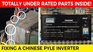 Fixing a 110 to 220 volt Chinese transformer inverter ⚡ [upl. by Enidualc408]