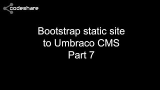 How to build a site with Umbraco  Part 7  Introduction to Archetype [upl. by Bove]