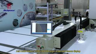 Automatic High Precision Quilting Machine video [upl. by Nosyla500]