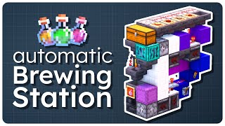 Fully Automatic Potion Brewer  Minecraft Java 121 Redstone Tutorial [upl. by Averat]