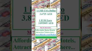 Currency exchange rates in Dubai UAE 10102023 [upl. by Aiotal]