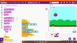 PICTOBLOX  CATCH THE APPLE GAME [upl. by Gertruda]