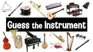 Guess the Sound  Musical Instruments Quiz  Instrument Sounds [upl. by Emlynn]