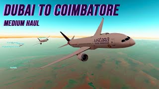 Dubai to Coimbatore  GeoFS and Aviation [upl. by Makell]