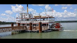 Paddle wheeler Cruise ride SS Moyie Cruise  Captain’s Cruise July 2024 calgary canada [upl. by Shadow]