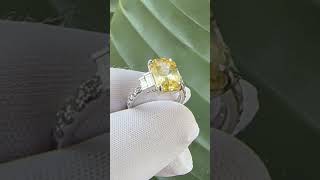 yellow sapphire ring 3441vb [upl. by Dotti]