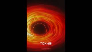 The beautiful visual of “Ton 618”🤯🤯spacecuriosity shortsviral shorts facts space [upl. by Sidky65]