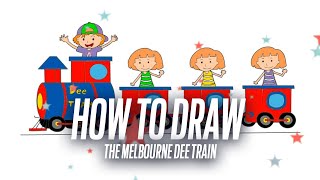 How To Draw a Train 🚂  The Dee Train [upl. by Ttirb714]