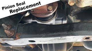 How to Replace Front Pinion Seal on a Nissan Titan [upl. by Lledner497]