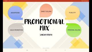 PROMOTIONAL MIX  TOOLS OF PROMOTION  CLASS 12 BCOM  BBA  MCOM  MBA [upl. by Lledrac]