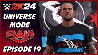 WWE 2K24  Universe Mode  Raw Episode 19 [upl. by Dyoll389]