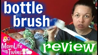 TOMMEE TIPPEE BOTTLE BRUSH REVIEW  MOMS EXPERIENCE [upl. by Rettuc164]