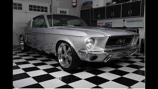 Mustang Fastback 1968 Silver 289ci  SOLD [upl. by Alinna]