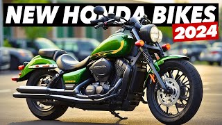 Top 7 NEW Honda Motorcycles For 2024 [upl. by Bradan799]