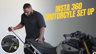 How to Mount Insta 360° Camera on Motorcycle  Insta360 motorcycle mountInsta 360 X3Yamaha MT09 Sp [upl. by Couchman]