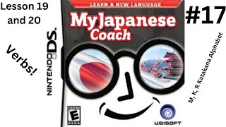 Learning Verbs and SK and M Katakana Alphabet My Japanese Coach 17 [upl. by Hornstein]