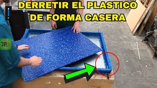 Así se derrite el plástico correctamente de forma casera [upl. by Weinreb350]