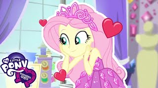 My Little Pony Equestria Girls  Fluttershy Dresses Up as a Princess👗👑  MLP EG Shorts [upl. by Ahmed]