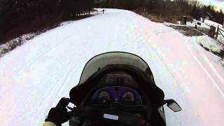 Arctic cat cougar 550 vs 990ft 80mph [upl. by Gaidano]