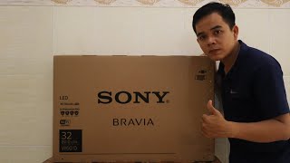 Unboxing Sony Bravia Smart TV 32 Inch and How to Setup for First the Time [upl. by Shel]