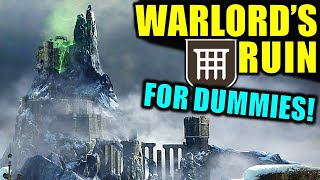 Destiny 2 WARLORDS RUIN DUNGEON FOR DUMMIES  Complete Dungeon Guide amp Walkthrough [upl. by Kristopher]