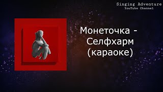 Монеточка  Селфхарм  караоке минусовка [upl. by Ahsai]