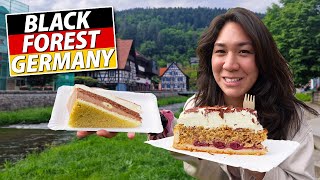 GERMAN FOOD BLACK FOREST TOUR Delicious Ham Local Cake amp German Towns [upl. by Edyth]