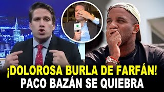 ¡Indignado ⚡Paco Bazán EXPLOTA tras cruel broma de Jefferson Farfán en el podcast de Jesús Alzamora [upl. by Yremogtnom]