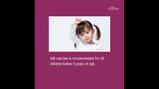 HiB Haemophilus Influenzae Type B Vaccine  Is Your Child Protected with It [upl. by Salba749]