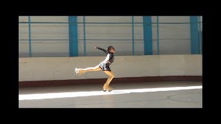 Patinaje Artístico Ecuador  Coreografía de Amaia Garcia  Medalla de Oro instagram amaiapatina [upl. by Erinna]