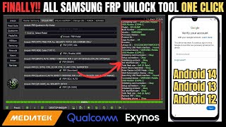 Finally🔥 All Samsung FRP Bypass 2024 Android 141312 Latest Security  All Samsung FRP Unlock Tool✅ [upl. by Ahsyekal]