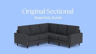 EN Original Sectional  Assembly Guide [upl. by Allicsirp]