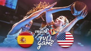 FINAL Spain v USA  Full Basketball Game  FIBA U19 Womens Basketball World Cup 2023 [upl. by Solracesoj690]