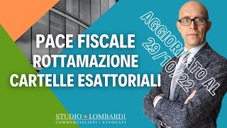 PACE FISCALE amp ROTTAMAZIONE CARTELLE ESATTORIALI  Ultimissime novità [upl. by Mahoney]