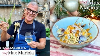 Natale in Famiglia SPAGHETTI CON VONGOLE E CALAMARI e vai sul Sicuro Ricetta di Chef Max Mariola [upl. by Samford355]