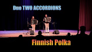 Duo TWO Accordions  Finnish Polka quotSäkkijärvenquot  LIVE [upl. by Casanova74]