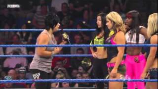 WWE NXT 2892010  Vicky Gurrero amp NXT Diva Rookie Kaitlyn Segment Face to Face [upl. by Hamas]