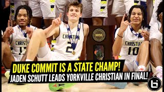 DUKE COMMIT WINS STATE TITLE Jaden Schutt Makes History with Yorkville Christian in Illinois [upl. by Maighdlin]