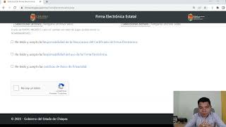Renovación de Firma Electrónica Estatal Chiapas [upl. by Kirit]