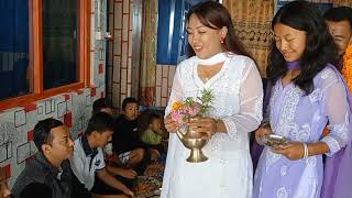 Bhai Tika Traditional  Celebrating bhai tika in nepal with old tradition and culture tihar [upl. by Barbaresi230]