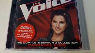 Cassadee Pope  The Complete Season 3 Collection The Voice Performance CD Unboxing [upl. by Aday]