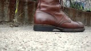 Corcoran leather Jump Boots Paratrooper Boots [upl. by Kenton]