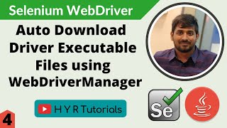 Auto download Driver Executables using WebDriverManager  Web Automation  Selenium [upl. by Kantor]