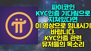 파이코인 KYC인증 기다림으로 지쳐있다면 이 영상 시청 KYC인증 관련 유저들의 목소리 [upl. by Ocire]