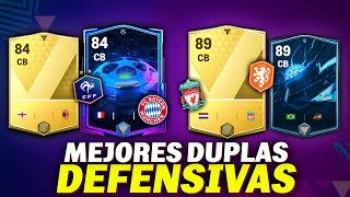 MEJORES DUPLAS DEFENSIVAS DE FC MOBILE  BARATOS y CAROS  PARTE 1 [upl. by Nnylatsirk150]